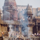 Manikarnika crematorio, Varanasi